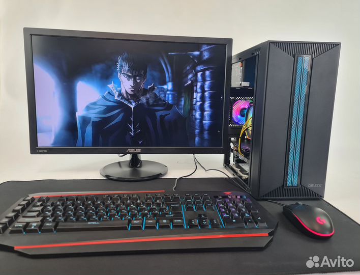 Полный игровой комплект intel 8/16 + MSI GTX 1660S