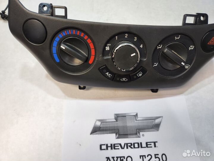 Блок управления печкой chevrolet Aveo Т250-49