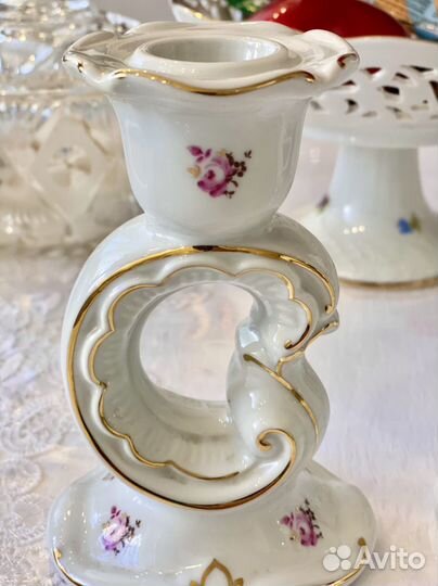 Подсвечник Weimar Германия 2 шт. Винтаж