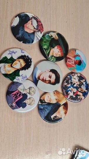 Значки kpop аниме