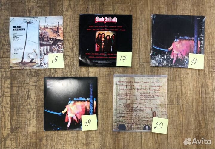 Pink Floyd, Deep Purple, Black Sabbath винил