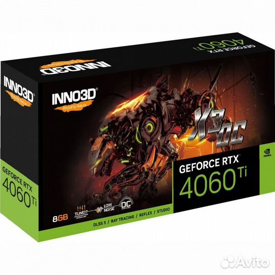 Видеокарта Inno3D GeForce RTX4060 Ti 575343