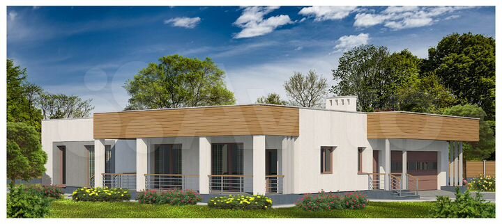 Коттедж 284 м² на участке 15 сот.