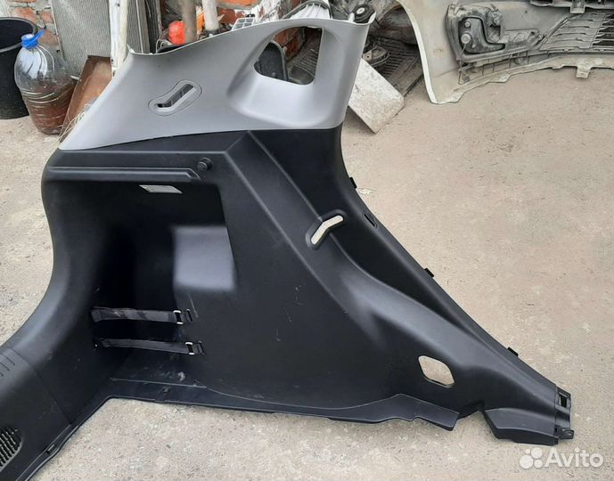 Kia Rio 3 обшивка багажника хэтчбек