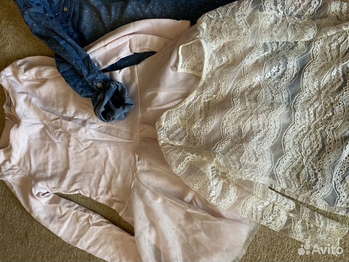 Одежда для девочки пакетом 128