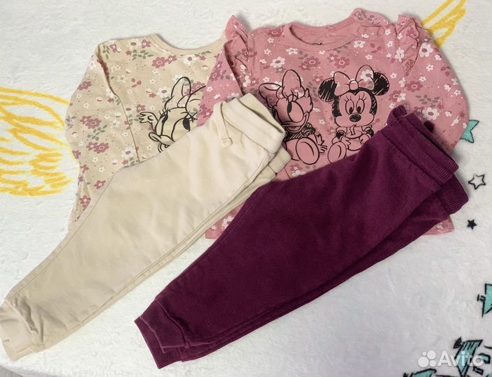 Одежда пакетом для девочки 80
