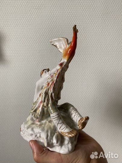 Статуэтка Жар Птица, фарфор лфз