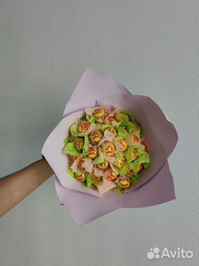 Сладкие букеты из конфет