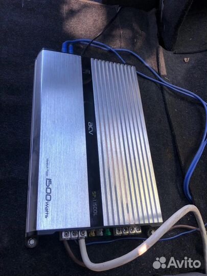 Сабвуфер и усилитель