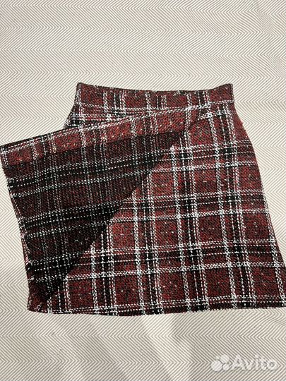 Юбка твидовая