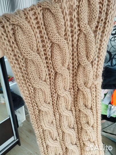 Шарф снуд платок шаль вязаный