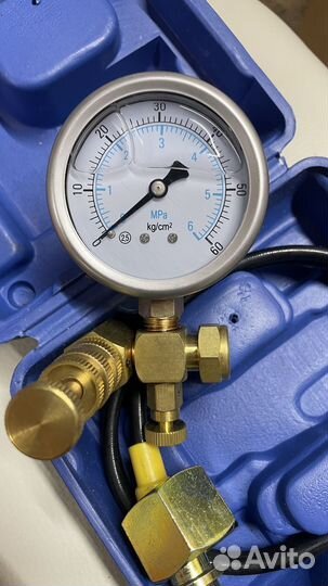 Комплект для зарядки азотом гидромолота