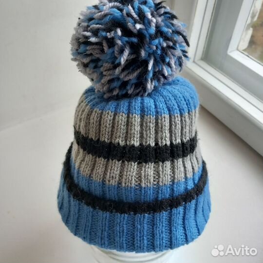 Шапочка и шарф вязаные Новые