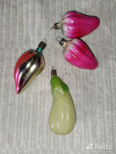 Винтажные елочные игрушки СССР