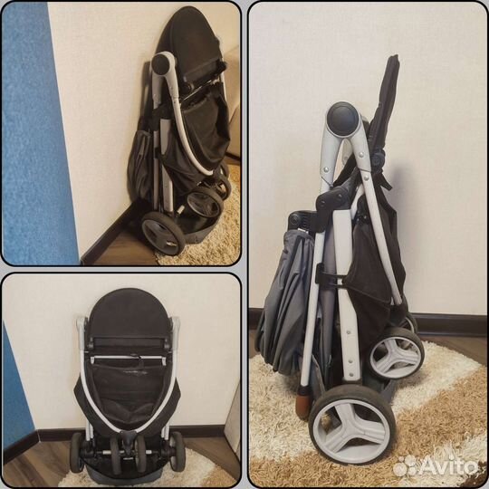 Прогулочная коляска ultima V2+самокат+коляска трос