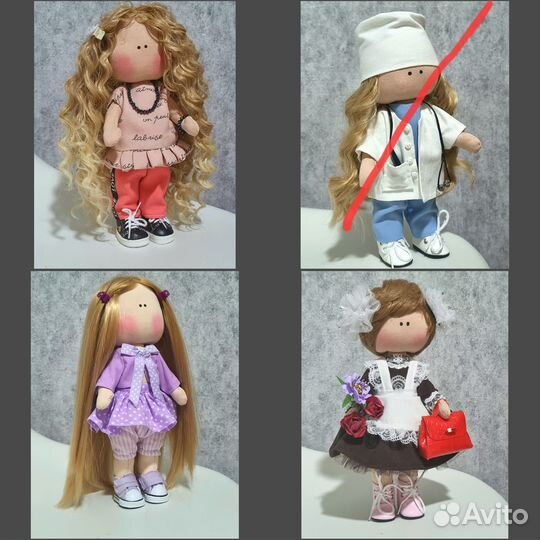 Интерьерные куклы ручной работы