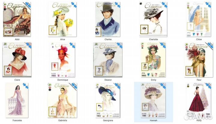 Схемы для вышивки Heritage Crafts John Clayton