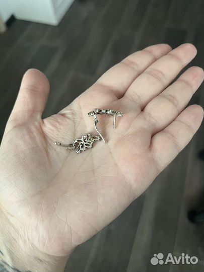Серебряные серьги