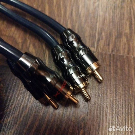 Daxx кабель переходник 2 RCA - Jack 6.3 stereo