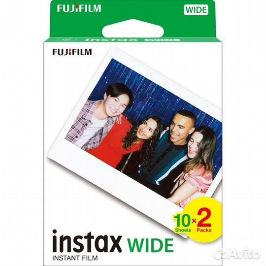 Fuji Instax wide кассеты 20 фото