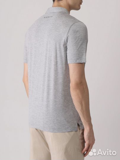 Поло однотонное Canali