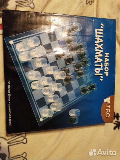 Шахматы с рюмками