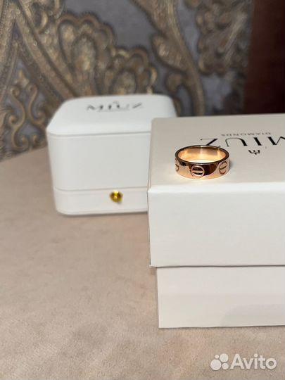 Кольцо cartier love