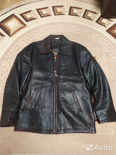 Кожаная куртка мужская