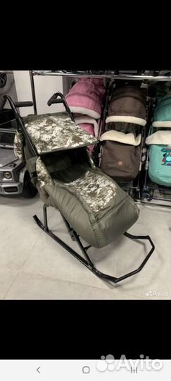 Детские санки коляска