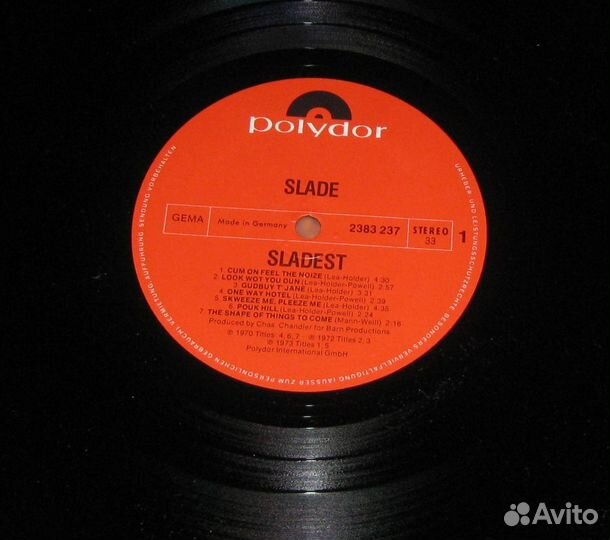 LP Slade – Sladest - 1973 Germany (book)