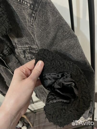 Джинсовая куртка шерпа primark