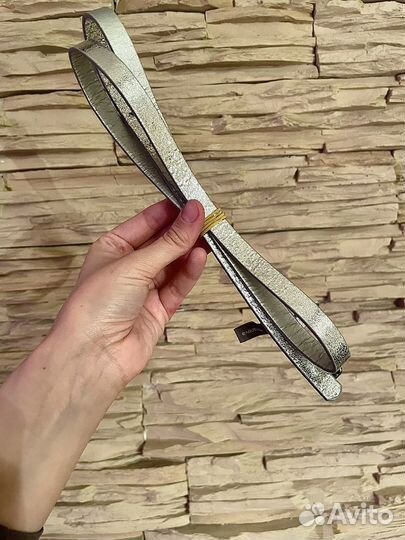 Женский ремень Terranova (серебро) 108см