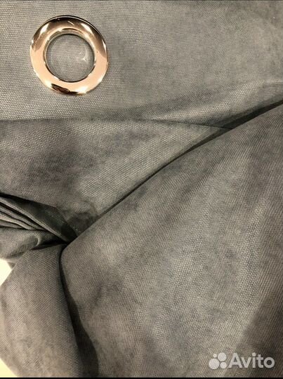 Шторы синие