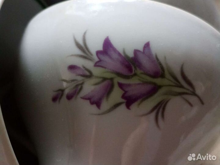 Чайный сервиз-5чашек и блюдец.новый