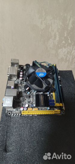 Комплект материнская плата и процессор, hdd,бп