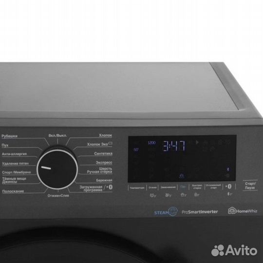 Стиральная машина beko wspe7h616a черный