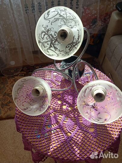 Люстра потолочная подвесная бу