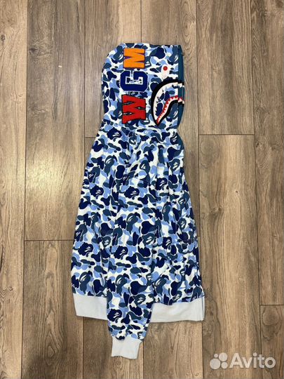 Зип худи Bape Double Shark