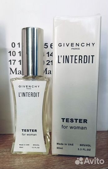 Духи тестеры Givenchy, Gucci