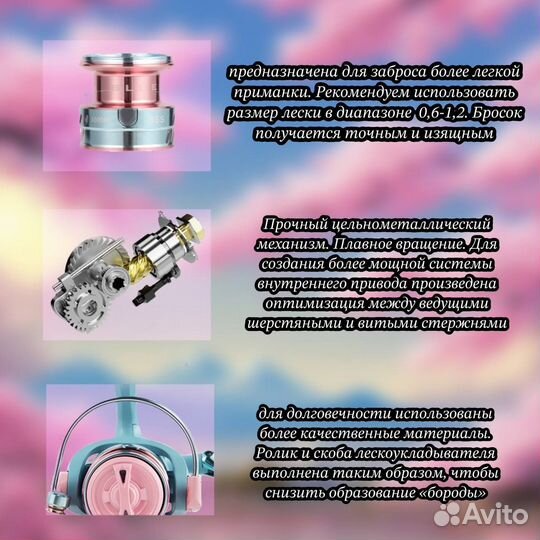 Катушка рыболовная для спиннинга, удочки