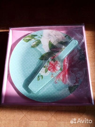 Блюдо для торта с лопаткой