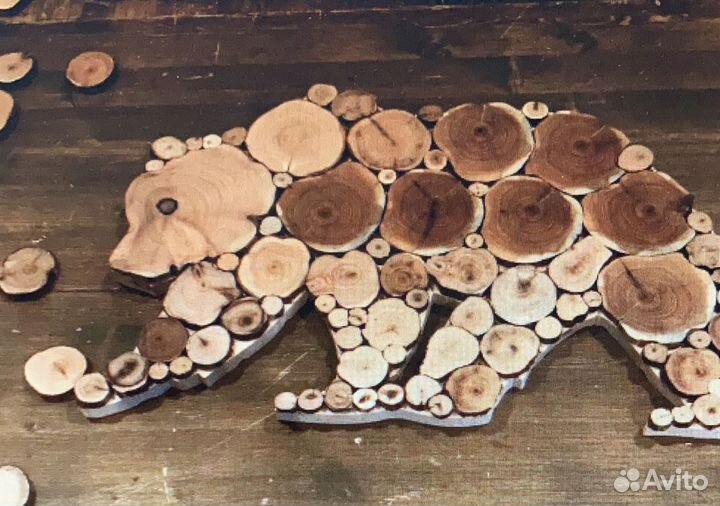 Панно из можжевельника для Бани Сауны