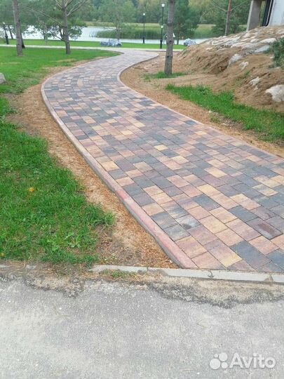 Укладка тротуарной плитки