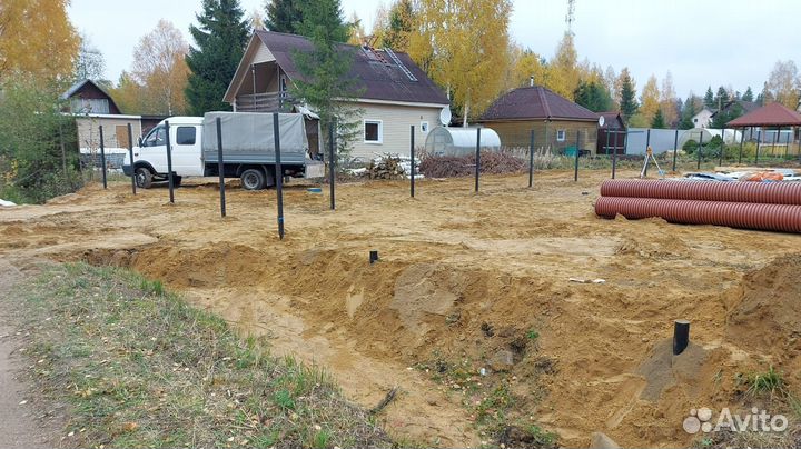 Столбы заборные