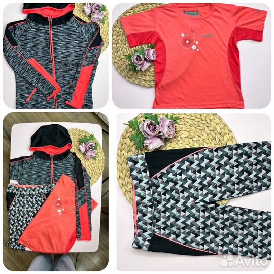 Пакет фирменных летних вещей для девочки 140-146
