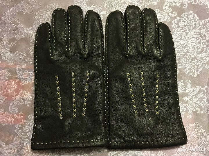 Натуральная кожа,мужские перчатки