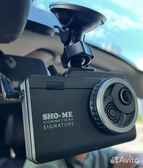 Видеорегистратор 3 в 1 sho-me combo slim signature
