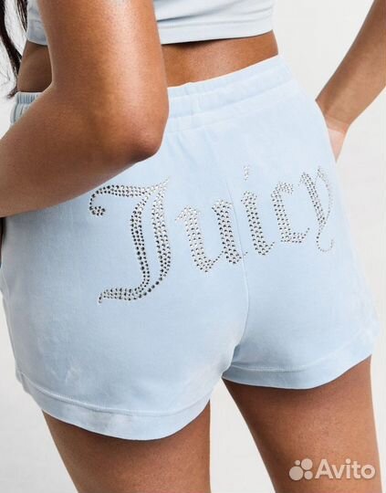 Оригинал Juicy Couture голубые шорты