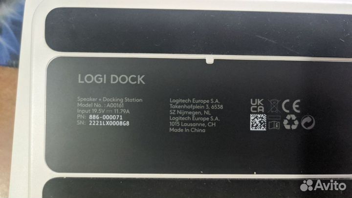 Док станция Logitech logi dock