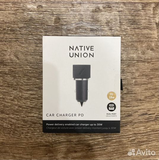 Автомобильное з/у Native Union Car Charger